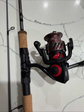 St.Croix X-Trex combo Red & Black Spinning Reel - Smooth Performance